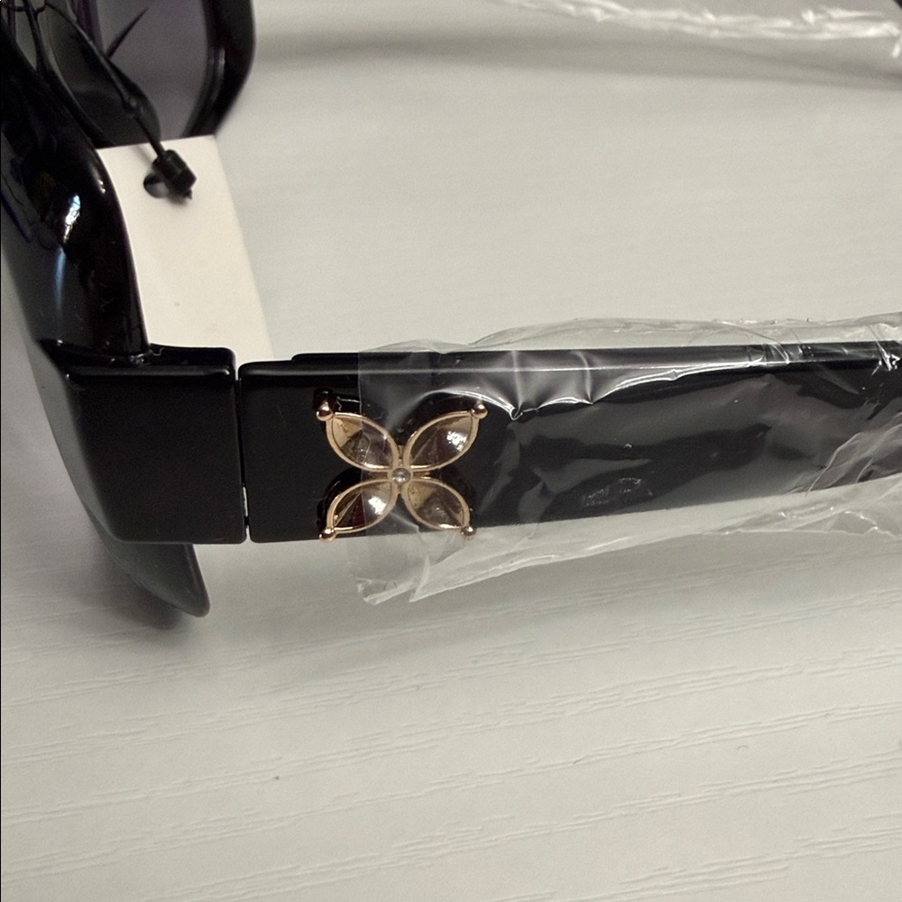 JOY & IMAN Sunglasses Bifocals Readers +3.50 Black New - Picture 2 of 6